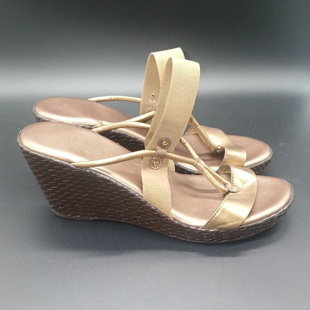 Italian Shoemaker Strappy Wedge Heels​​​